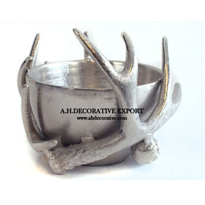 Vaisselle en aluminium écologique, design vintage, bol de service personnalisable pour les fêtes, décoration de table à la maison - Product Image 6