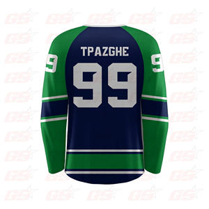 Sudadera con capucha de hockey sobre hielo con bordado en blanco, jersey personalizado de último diseño - Product Image 2