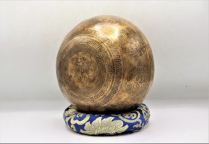 Bol chantant en laiton massif, son de guérison, méditation spirituel, ensemble de bols chantants Premium, Instrument religieux pur - Product Image 3