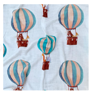 baby <b>muslin</b> swaddle blanket for spring - Product Image 2