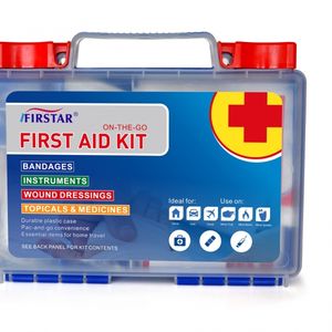 Mini botiquín de primeros auxilios de plástico, caja de primeros auxilios fácil de abrir - Product Image 4