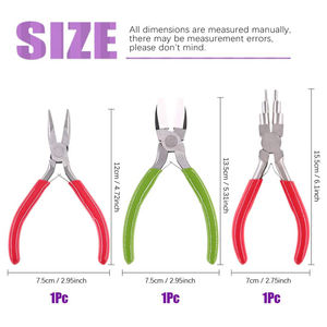 Pince pour fabrication de bijoux, outil pour la fabrication des perles, livraison gratuite - Product Image 3