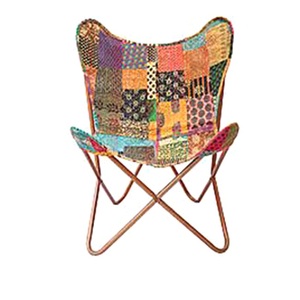 New Product Hot 2021 Hot Selling butterfly Leisure Iron <b>Chair</b> Popular Leather Sitting Room Leisure butterfly <b>Chair</b> - Product Image 5