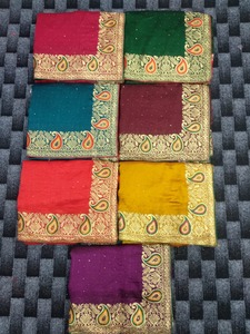 Partywear indien pour femmes, nouvelle collection, sarerie avec chemisier et tenue de fête assortie, belle boîte fantaisiste - Product Image 2