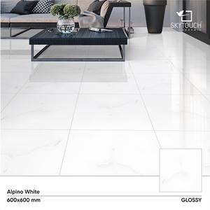 Salle de bains à effet brillant 600*1200mm Carrelage de sol en marbre en céramique Design Carrelage de sol et de mur émaillé entièrement poli Prix - Product Image 2