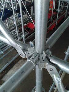 Vietnam Q235 Q345 V-recubrimiento por inmersión en caliente galvanizado ringlock andamios para la construcción sistema ringlock andamios - Product Image 2