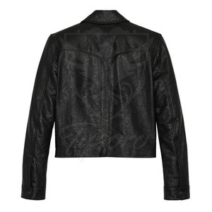 Chaqueta de cuero desgastado para hombre de alta calidad Elevate Your Ride, piel de cordero genuina diseñada para motociclistas a precios mayoristas - Product Image 5