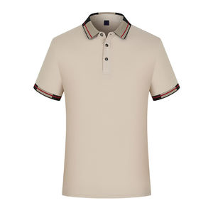 Camiseta de manga corta para hombre, polo personalizado de diferentes colores, para gimnasio, fitness, 100% algodón, logo personalizado, alta calidad, Verano - Product Image 1