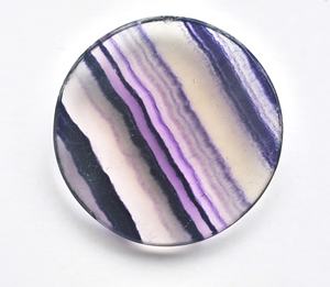 Lot de pierres précieuses de Fluorite Semi-précieuse, cabochons de Fluorite en vrac, de haute qualité, bleu John Fluorite - Product Image 6