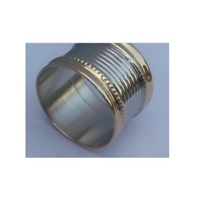 Cajas de pañuelos en forma de hoja de anillo de servilleta de metal Estilo Vintage con logotipo personalizado para el hogar Hotel restaurante utensilios de cocina - Product Image 4