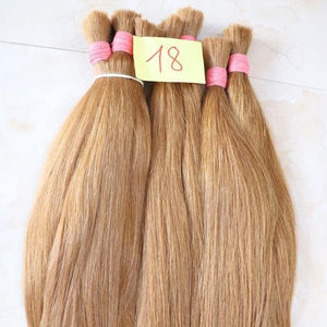 Cheveux bruts vietnamiens soyeux droits en vrac cheveux blonds couleur Remy 100% cheveux humains au prix de gros bon marché - Product Image 2