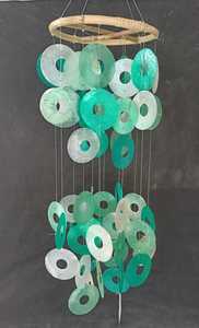 ที่กำหนดเอง Capiz เปลือกลม Chime ผ่อนคลายเสียง Capiz Windchimes สำหรับตกแต่งสวน - Product Image 3
