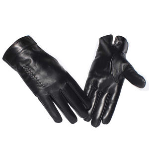Gants de luxe en cuir véritable, pour hommes, à usages multiples, mélange de cachemire, en laine, personnalisés, bains chaude et froide, hiver, - Product Image 1