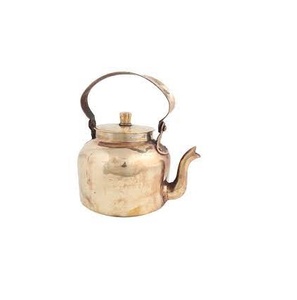 Indian Handmade Hammered Brass Lid Copper <b>Kettle</b> for Customized Size and Cheap Price Handmade Shinny Polished - Product Image 2