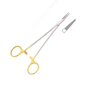 Porte-aiguille Micro Slim de qualité supérieure Instruments en acier inoxydable à cliquet en carbure de tungstène 18.0 cm - Product Image 2