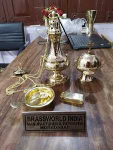 Cuchara de latón para iglesia, suministros de Iglesia, Brassworld, India - Product Image 5