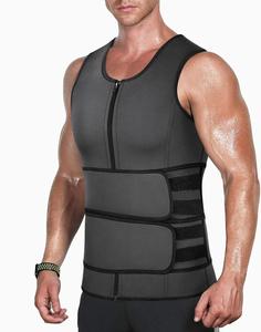 Chaleco moldeador de cuerpo para hombre, entrenador de cintura, corsé, sudor, Sauna, camisa adelgazante, ropa interior de compresión, camisetas sin mangas de entrenamiento, cintura - Product Image 3