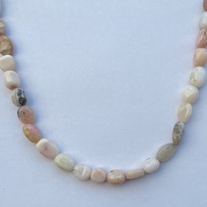 Collares de cuentas de piedras preciosas ovaladas lisas de piedra de ópalo peruano Rosa Natural de 6mm, 8mm, 10mm, joyería de tendencia del fabricante en línea - Product Image 3