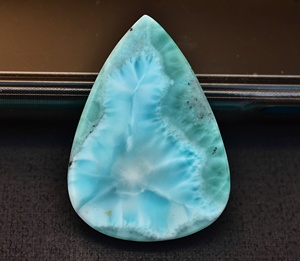 Gema Larimar Natural de mejor grado, cabujón de gema semipreciosa, Gema suelta Larimar para colgante - Product Image 5