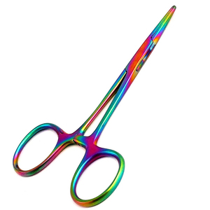 Offre Spéciale Meilleure Qualité En Acier Inoxydable Multi Couleur Hémostatique Pince Droite En Acier Inoxydable Chirurgie Instruments Forceps - Product Image 1