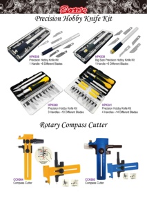Couteau de précision pour bricolage, ensemble de couteaux, outils d'artisanat à manche Slim de haute qualité - Product Image 5