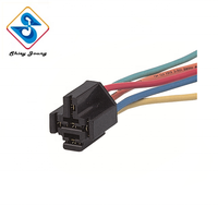 5 color lleva mini relé de arnés de cableado hembra Asamblea macho 5 pin conector automático arnés