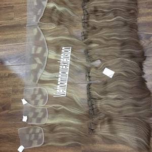 Beauty Curly <b>Lace</b> <b>Closure</b> Human Hair Extension 100% Virgin Remy Hair 100g for All Dye Colors - Product Image 1