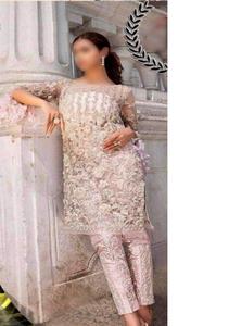 Robes brodées en Organza, pour travail artisanal de qualité supérieure, longues - Product Image 6