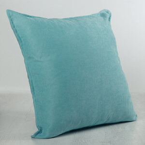Funda de almohada decorativa, 40x40 cm, color turquesa sólido, de fabricante ruso, diseño de habitación interior - Product Image 2
