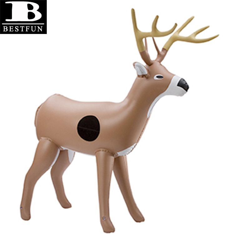 Прочный ПВХ надувной 3d олень мишень олень приманка виниловая выдувная 3d модель животные игрушки для детей