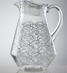 2000ml BPA Free <b>Plastic</b> Acrylic <b>Drinkware</b> Set Tumbler & Water Jug - Product Image 3
