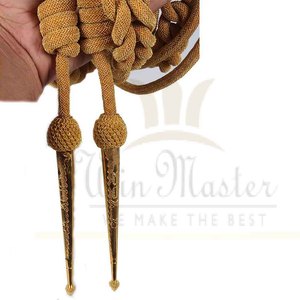 Aiguillette d'uniforme de cérémonie noire, taille personnalisée, qualité supérieure, confortable, vente en gros WIN MASTER INDUSTRIES Outdoor - Product Image 4
