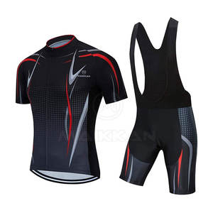 Venta al por mayor 100% poliéster personalizado hombres ciclismo uniforme ropa al aire libre hombres ciclismo uniforme - Product Image 4