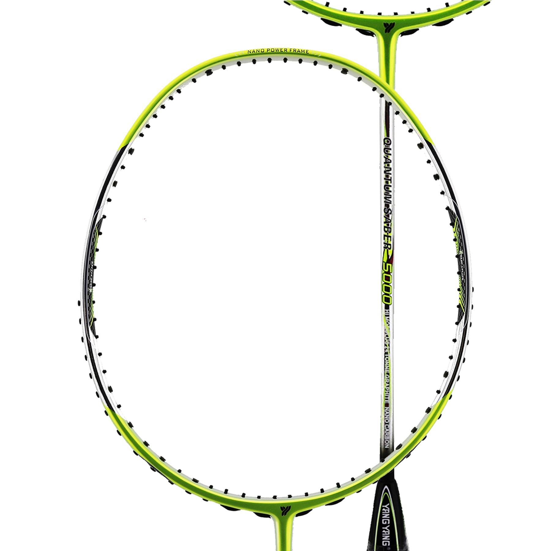 Ракетка для бадминтона Yang с высокой прочностью на растяжение, Графитовая, квантовая, равномерный баланс 5000