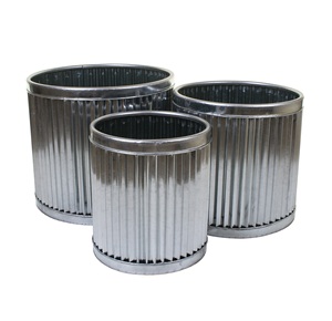 Macetero de maíz de metal para interior, para jardín - Product Image 1