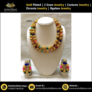 American Ngalam Long Bridal <b>Set</b> <b>Jewellery</b> <b>for</b> <b>Wedding</b> Gift Party Engagement Anniversary - Product Image 6