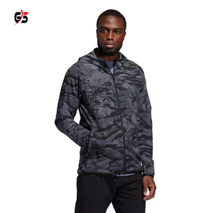 Sudadera con capucha para hombre, de camuflaje, forro polar, 100% algodón, logotipo personalizado, manga completa, 300 GSM, servicio OEM, sudaderas informales - Product Image 3