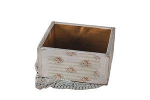 2024 Factory Direct Sale Newborn Photography Prop White Floral Paint Posing Photo Baby Crib Basket Crate Bowl Filler <b>Wraps</b> - Product Image 2