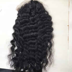 Perruque lace Wig Remy à boucles, perruque cheveux humains vierges lisses, bouclée et vierge, haute qualité, prix de gros - Product Image 3