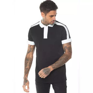 Camiseta de Cuello Alto Personalizada con Logotipo Sublimado, 100% Algodón, para Hombre, Casual, Manga Corta, Jersey Lavado, Anti-Encogimiento, 240g, Color Personalizado - Product Image 3
