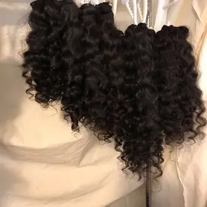 Very long Human hair extension Indian 100% Unprocessed Raw Indian Hair Bundles 24-40 Inch Virgin hair with Good Quality