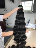 Ekstensi Rambut Manusia Asli Vietnam Remy Virgin, Gelombang Lurus Alami, Harga Pabrik Ivirgo, 22 Inci 100g (eceran)