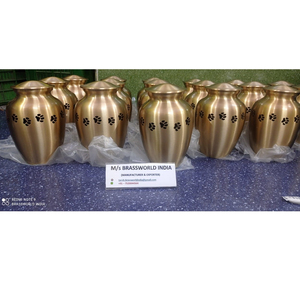 Urna Funeraria de Latón para Mascotas - Modelo Estilo Americano BWI-786-354 Fabricada en India por Brassworld India - Product Image 1