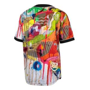 Latest Most Demanding Men 55% Polyester 45% Cotton Customized Design Custom Sublimation Breathable Printed <b>Baseball</b> Jerseys - Product Image 2