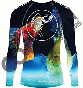 Rendimiento de pesca 2023 nueva camisa sublimada diseño de arte personalizado tela que absorbe la humedad - Product Image 6