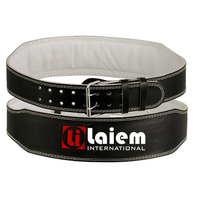 Ceinture de soutien lombaire en caoutchouc naturel et PVC, épaisse, pour entraînement de musculation, protection professionnelle durable, antidérapante