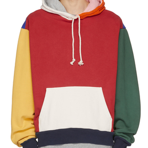 เสื้อฮู้ดผู้ชายแบบสวมหัวสั่งทำขายส่ง ดีไซน์สีตัดต่อ ผ้าฝ้าย/ผ้าฟลีซ เป็นมิตรกับสิ่งแวดล้อม สำหรับฤดูหนาว รับสั่งทำ - Product Image 5