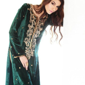NEW--TRENDY--EMBROIDERY ใน KAMEEZ ยาวชุดกางเกงสไตล์-สำหรับงานปาร์ตี้-สวมใส่/แต่งงาน @ 2021 - Product Image 1