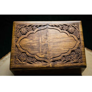 Cajas de Regalo de joyería tallada de madera antigua, caja de almacenamiento para fumadores, venta al por mayor, nueva llegada - Product Image 1