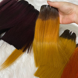 2021 Offre Spéciale en gros 23 Oct paquets de cheveux humains vierges Remy avec fermeture lisse et doux os cheveux raides de couleur naturelle - Product Image 1